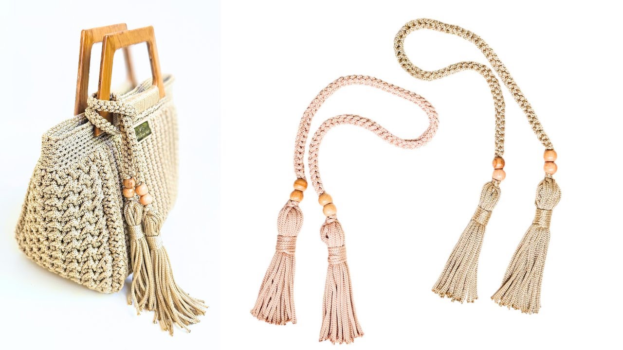 как сделать красивую подвеску для сумки крючком
