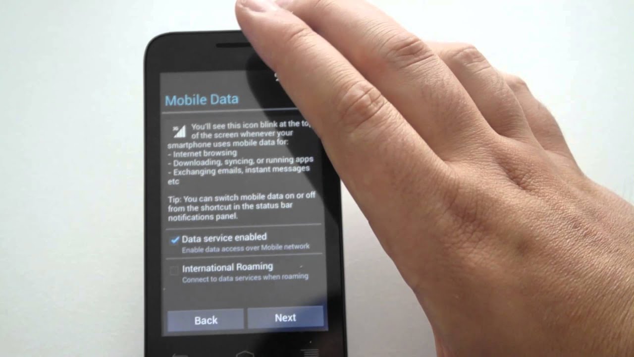Vodafone Smart 4 Mini Black Set up - YouTube