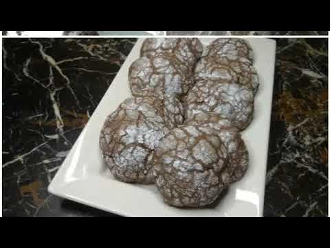chocolate crinkle cookies | @HMBaker786 - YouTube