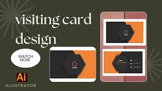 visiting card design in illustrator!best professional visiting card design!visiting card tutorial