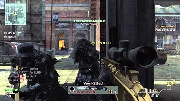 6 Kills 1 Sniper Bullet! (Modern Warfare 3)