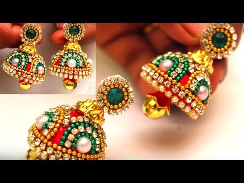 fcity.in - Elite Minawork Jhumka Earrings / Earrings Under 50 Fancy Earrings