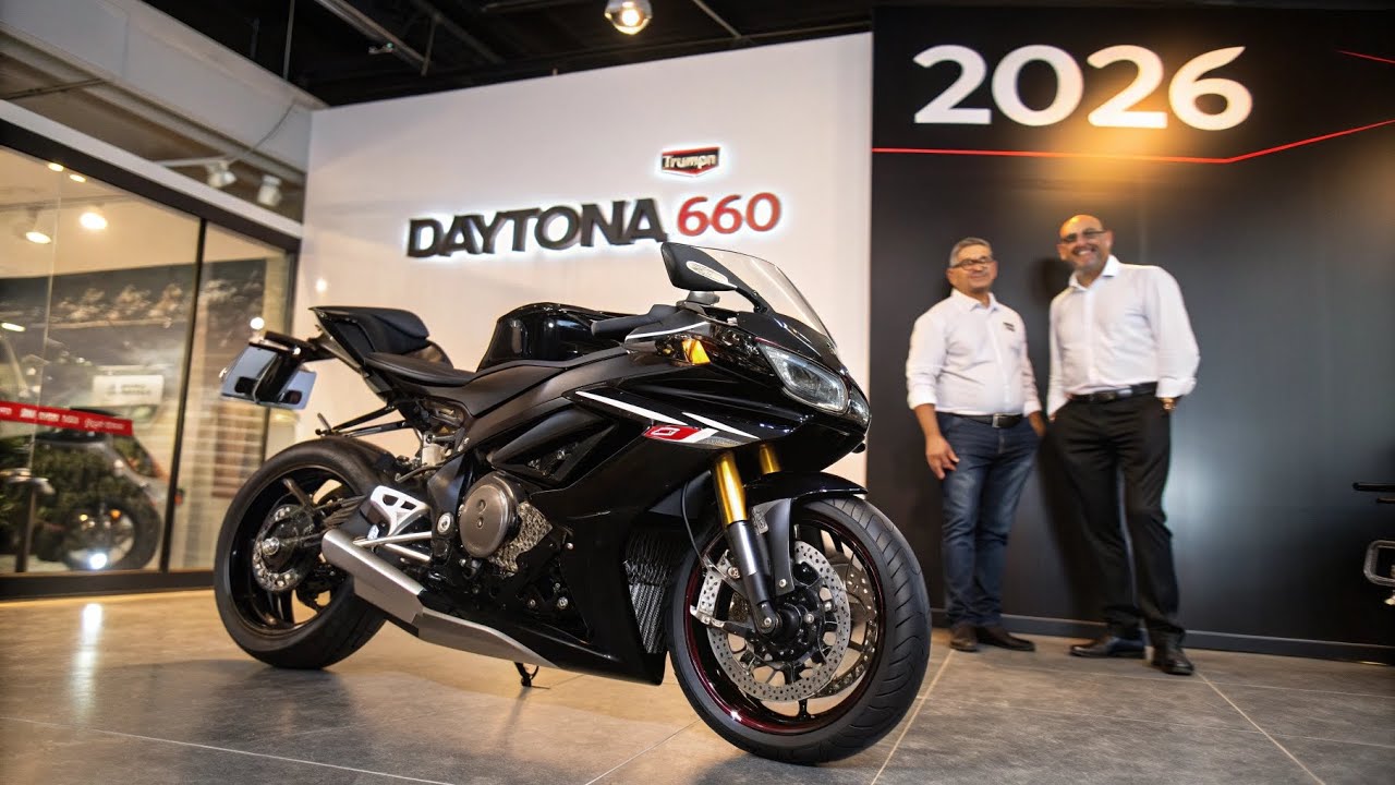 Представлен новый Triumph Daytona 660 2026 года! Спортивные характеристики среднеразмерного мотоц...