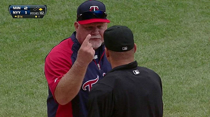 MIN@NYY: Gardenhire argues interference call, ejec...