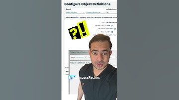 What is Configure Object Definitions in SAP SuccessFactors?