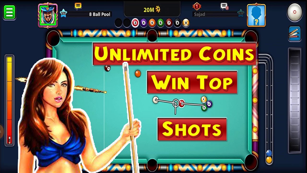 8 Ball Pool Unlimited Coins Win Top Shots 🎱_ Pro 9 Ball Pool Best Shots
