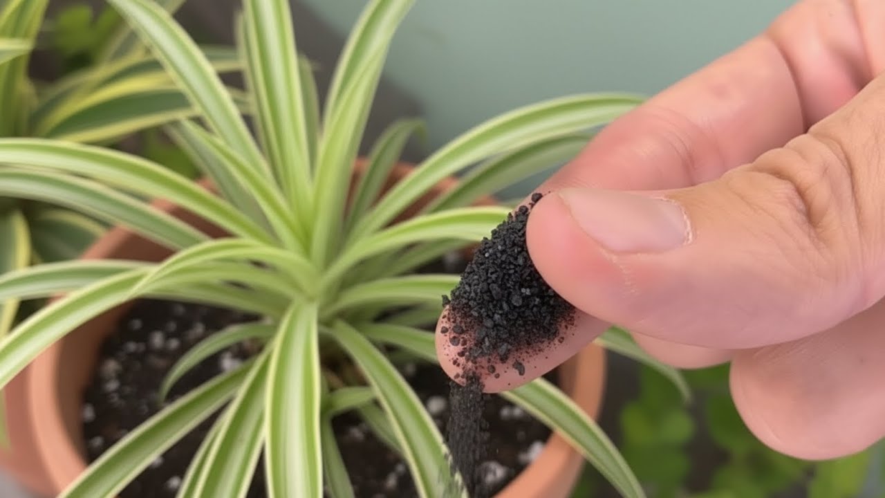 Просто посыпьте этим – и растение начнет бурно расти!