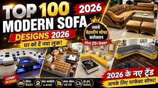 Luxury Living: 100 Modern Sofa & L-Shape Designs for 2026
