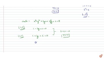 Two vertices of an equilateral tiangle are (-1,0) and(1,0) and its circumcircle is