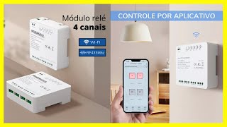 4-Channel Wi-Fi Rf Relay Module With Novadigital Dry Contact Compatible With Alexa And Google.