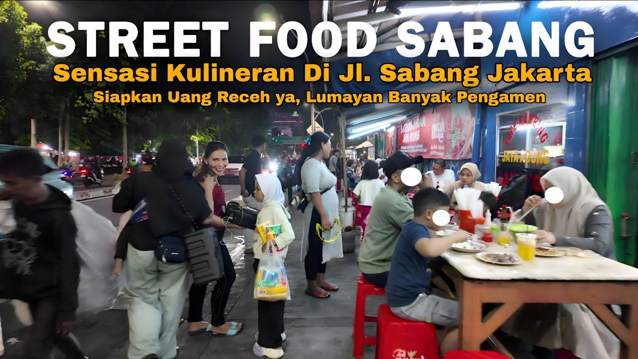Bikin Ngiler, Street Food Malam Jalan Sabang Jakarta Pusat | Makanan Jalanan Jakarta