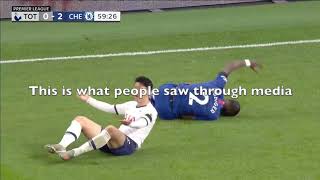 Rudiger Hit Son⎜ Son's red card scene at Tottenham v. Chelsea⎜Heung Min Son