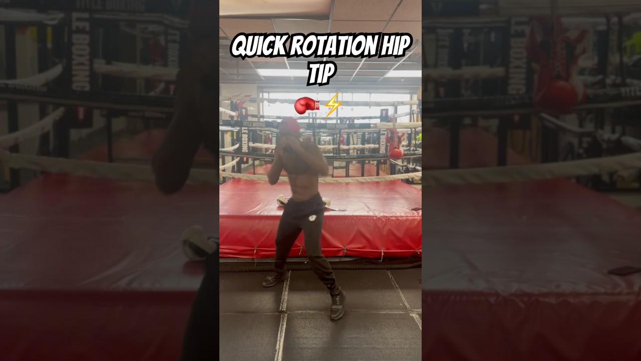 Hip Rotation Quick Tip 🥊⚡️ 