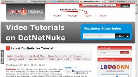 DotNetNuke Tutorial - How to move a DotNetNuke site to Godaddy? part 3 of 3 - Video #239