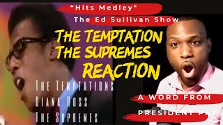 The Temptations | Diana Ross | The Supremes | "Hits Medley" on The Ed Sullivan Show -REACTION VIDEO