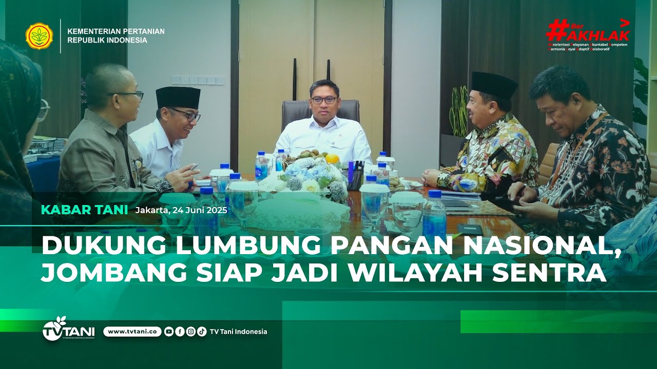 Wamentan Terima Bupati Jombang Perkuat Sinergi Menuju Swasembada Pangan