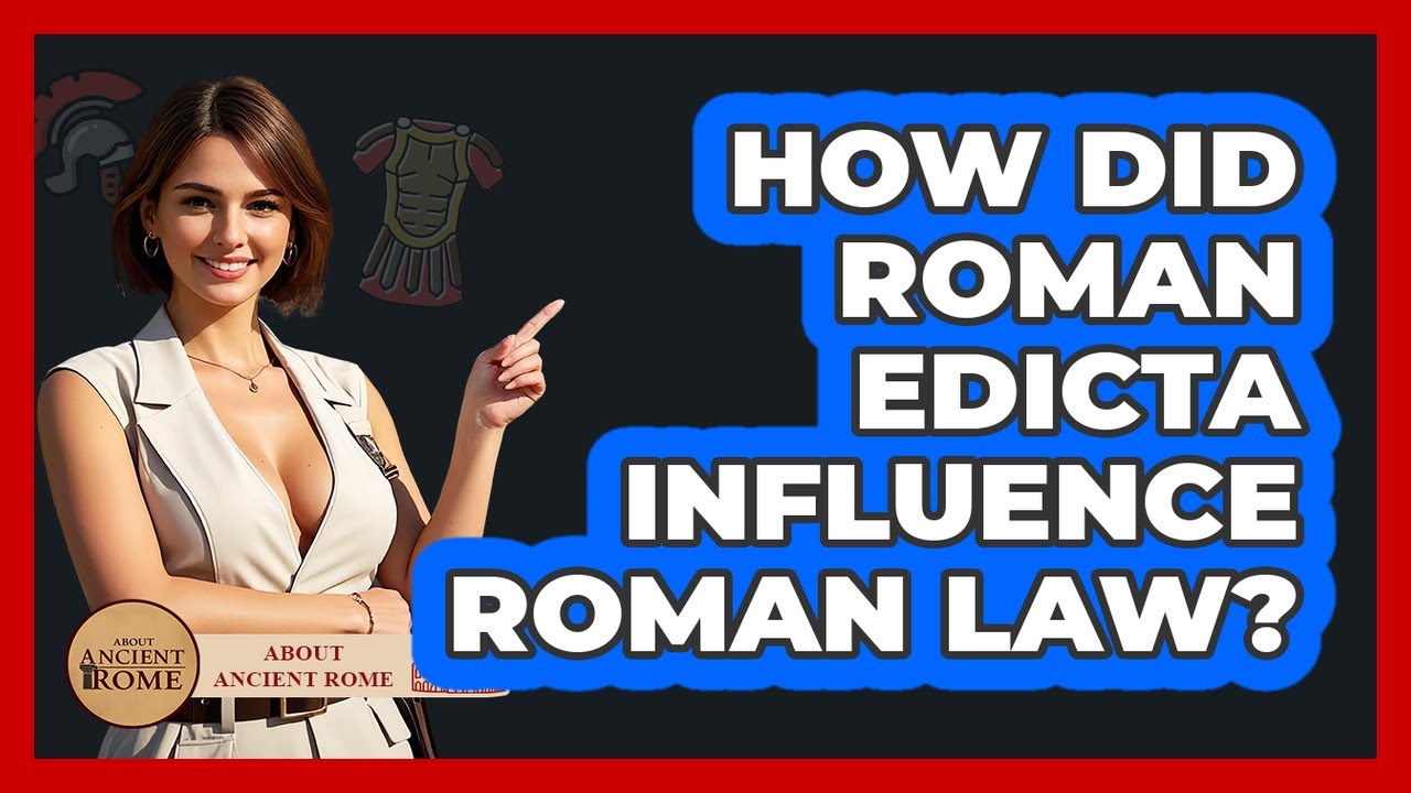 How Did Roman Edicta Influence Roman Law? - All About Rome