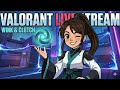 VALORANT LIVE: SAGE HEALS & WALLS! Ranked Grind & Clutches | Wave Playz YT