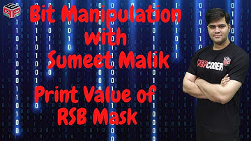 Right Most Set Bit (RSB) Mask | Bit Masking Tutorials | Bit Manipulation and Competitive Programming