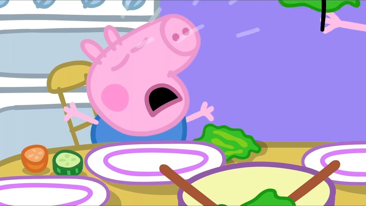 VEGETABLES FOR IN DINOSAUR Peppa Pig English Episodes