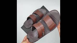 Xăng Đan Nam Dép Quai Hậu Da Bò Thật Tối Giản Tiện Dụng 2 Trong 1 Vừa Hậu Vừa Lê Ensado De0716 Nâu