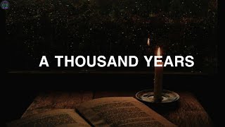 James Arthur - A Thousand Years - Song Lyrics