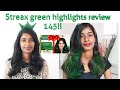 Streax gem collection ultra highlights green emerald| green hair color at 145/- only| BoNG TOxiC