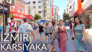 🇹🇷 Karşıyaka İzmir 2023: 4K Virtual Walking Tour of Karşıyaka Center