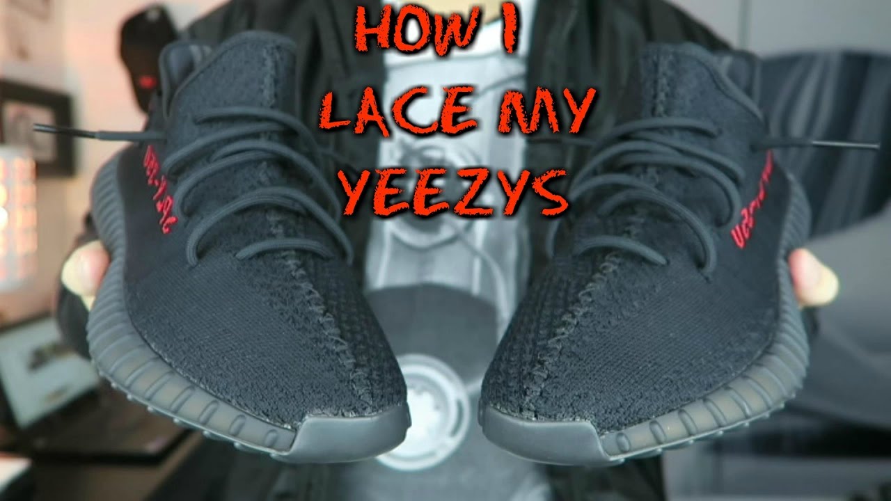 yeezy 350 v2 lacing