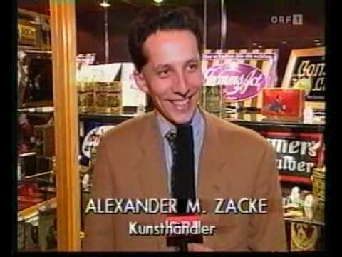 Alte Reklame - Sammlung Träger 1992 - Alexander Zacke - Experte der Auktion
