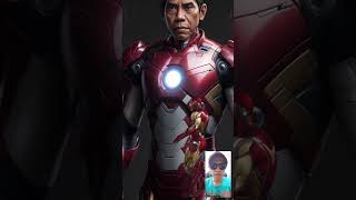 Iron Man in Presiden Face