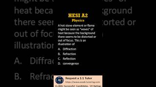 HESI A2 Physics | Heat Waves Explained (Refraction Question) #testprep #physics #hesia2
