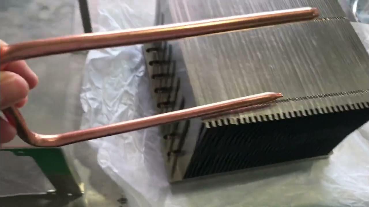 Soldering heat sink with heat pipes YouTube