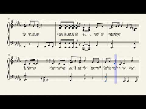 Baka Mitai (Dame Da Ne) - Piano sheet music (Sad version) Chords - Chordify
