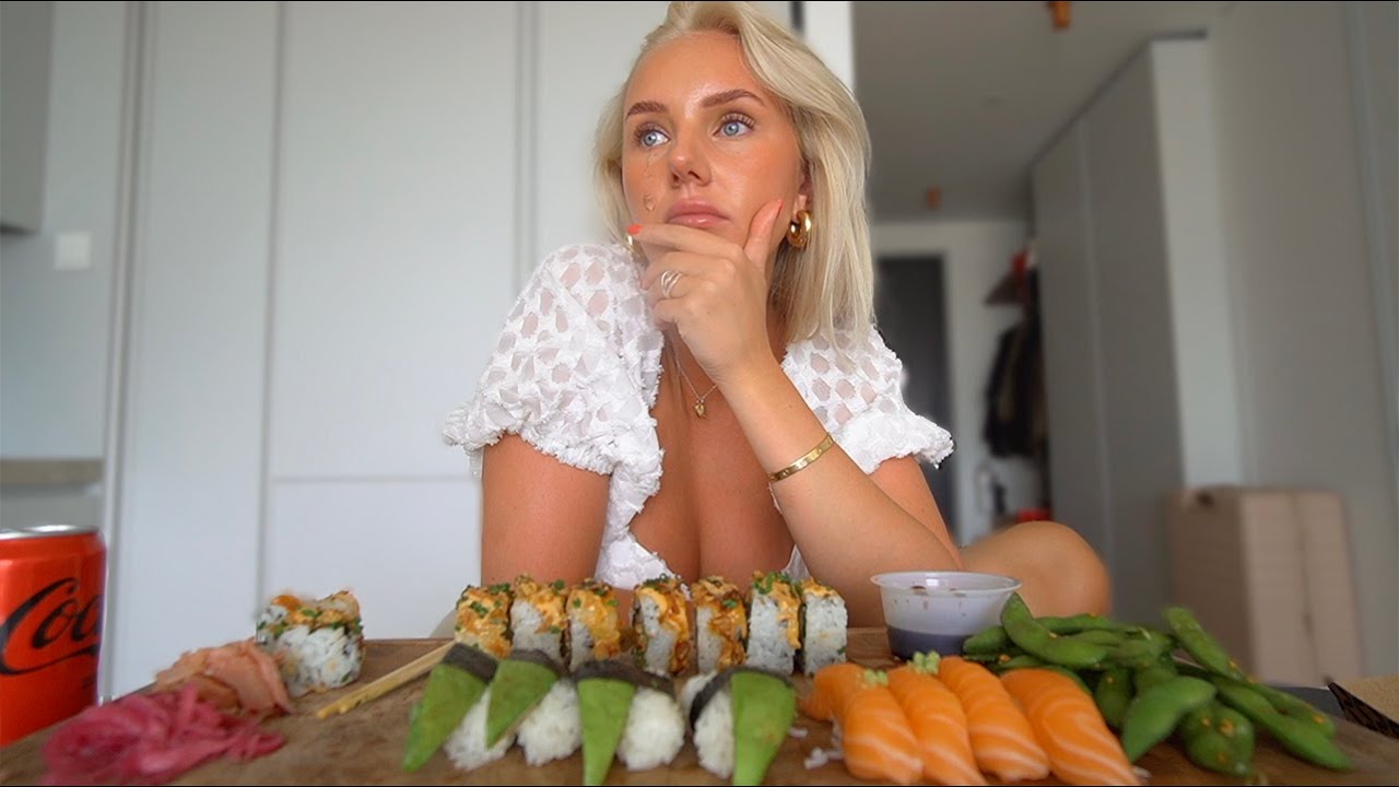 *STOR SUSHI MUKBANG* som övergår till gråtfest...