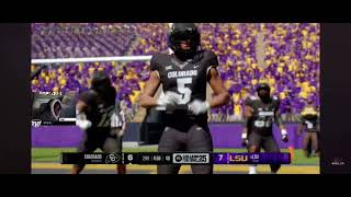 Shedeur Sanders to Jimmy Horn Jr in EA College Football 25!!! Colorado vs LSU Gameplay! screenshot 3