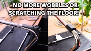 HOW TO REPLACE LOOSE IKEA CHAIR FEET | STOP CHAIR WOBBLE & FLOOR SCRATCHES