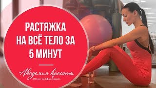 Растяжка на всё тело за 5 минут | Растяжка для начинающих в домашних условиях | Растяжка всех мышц Растяжка на всё тело за 5 минут | Растяжка для начинающих в домашних условиях | Растяжка всех мышц