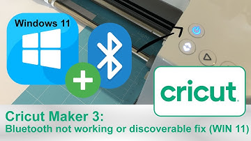 Cricut Maker 3: How to fix not showing or discoverable on Windows 11 using Bluetooth