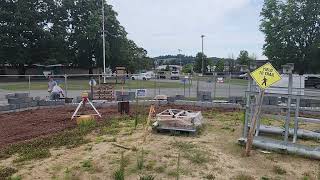 Famous BMBL Mackey Field Project - Jul 26, 2022, Installation of backstop blockwork Net Worth