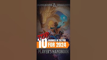 10 Big Changes in the 2024 D&D Player’s Handbook!