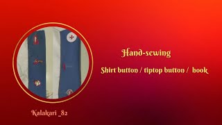 |Hand sewing of shirt button , tiptop button , hook✋️🪡||Kalakari_82 |