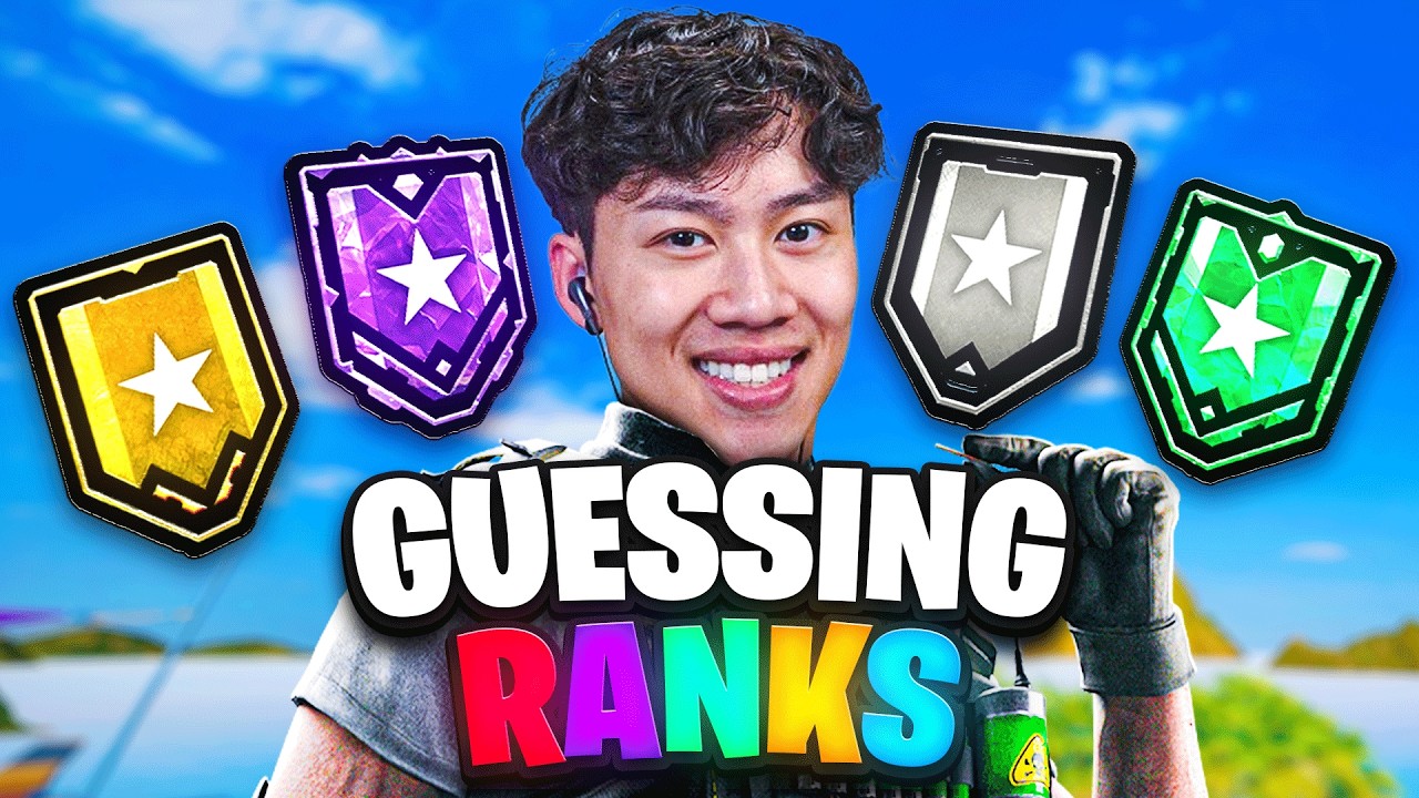 Guessing Your RANKS in Rainbow Six Siege...