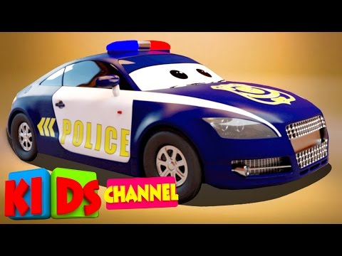 3D Car Garage | Police Car | Toy Car Factory