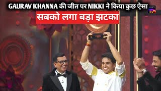 Sony TV celebrity MasterChef India finale gaurav Khanna की जीत पर nikki ने किया कुछ ऐसा all shock