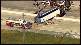 3 Dead, Dozens Hurt in Indiana Bus Crash