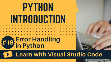 [Learn with VSCode] Python for Beginners #18 Error Handling in Python