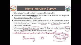 Traffic Engineering- Origin & Destination Survey