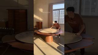 Wow Extendable table made in China, The Do u like this New table design ?  / table ronde extensible