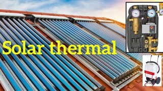 Solar thermal renewable sustainable hot water system